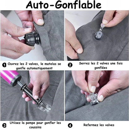 Matelas de Voiture Gonflable Confortable