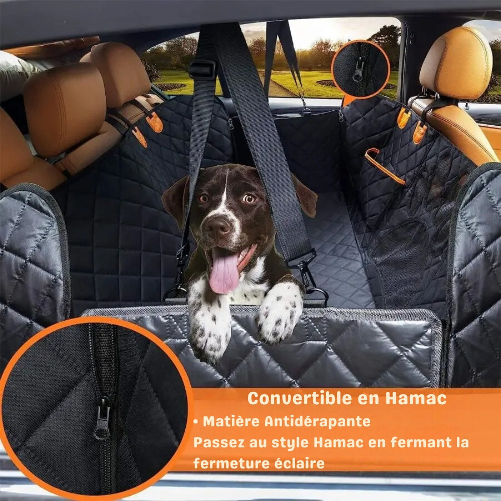 Housse de Siège Arrière pour Chien Protectrice et Imperméable