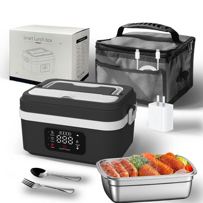 Boîte à Lunch Chauffante Portable Inox